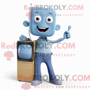 Postava maskota Sky Blue...