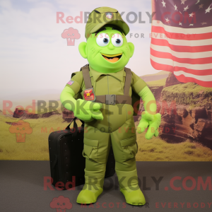 Mascottefiguur van een...