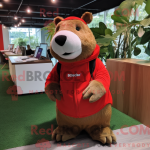 Mascot karakter van een...