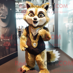 Mascot character of a Gold...
