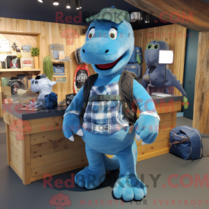 Postava maskota Sky Blue...