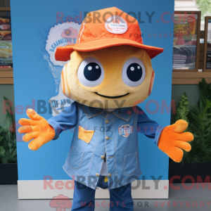 Maskotkarakter av en Orange...