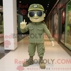 Mascottefiguur van een...