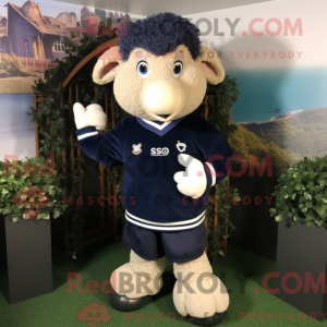 Maskottchen eines Navy...