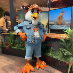 Mascottefiguur van een...