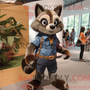 Mascottefiguur van een...