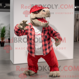 Mascot character of a Red...