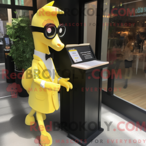 Mascot character of a Lemon...
