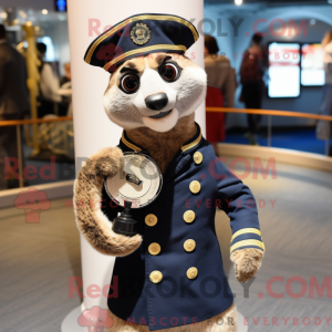 Mascot character of a Navy...
