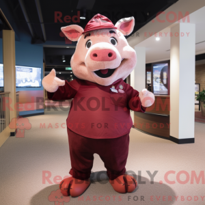 Mascot character of a...