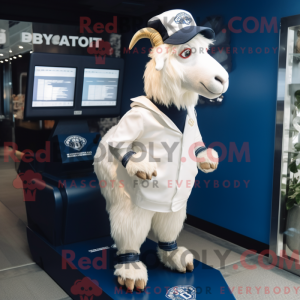 Mascot character of a Navy...