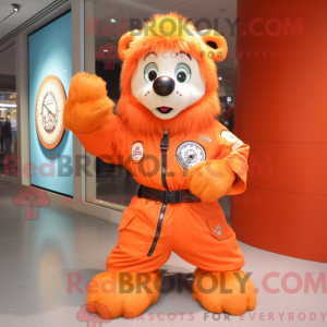 Mascot karakter van een...