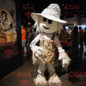 Mascot character of a White...