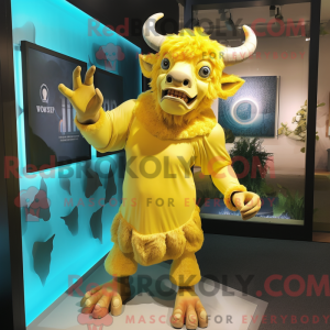 Personagem de máscara de um...
