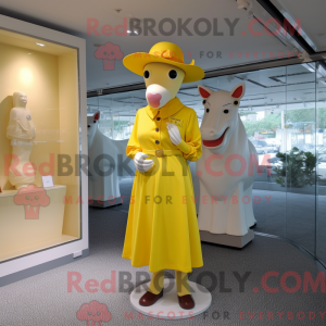 Mascottefiguur van een...