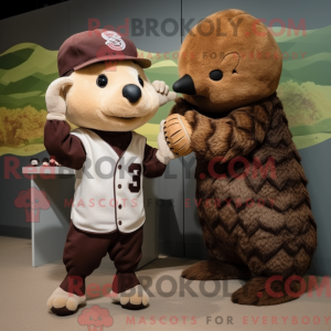 Mascot karakter van een...