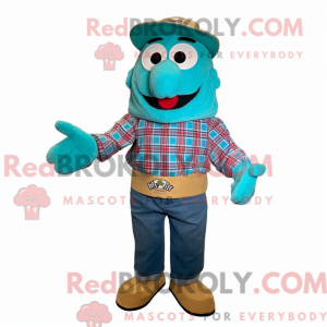 Mascottefiguur van een...