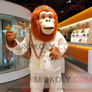 Mascot character of a Cream...