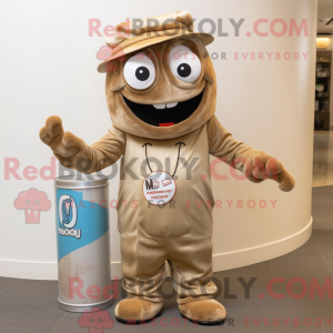 Mascot karakter van een Tan...