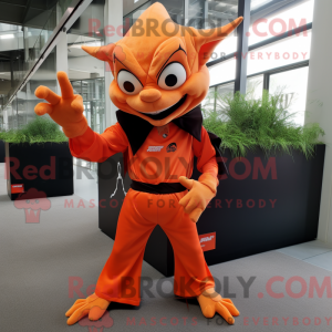 Mascot karakter van een...