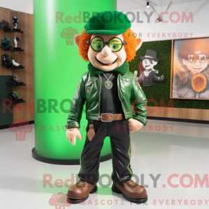 Mascot character of a Green...