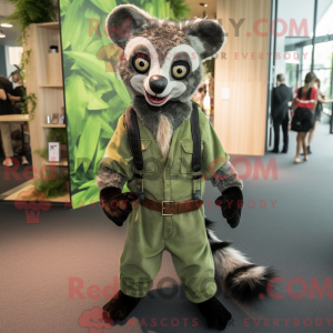 Mascot character of a Olive...