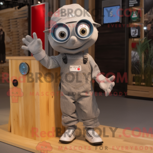 Mascot character of a Gray...
