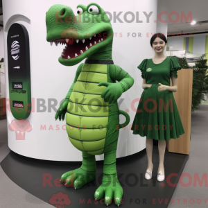 Mascot character of a Green...