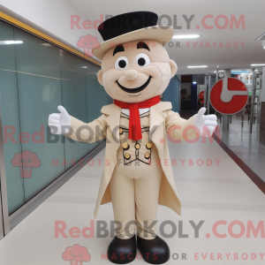 Mascottefiguur van een...