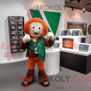 Postava maskota Rust Irish...