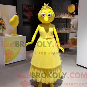 Mascot character of a Lemon...
