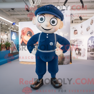 Mascot character of a Navy...