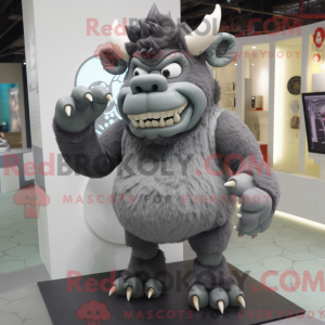 Mascot character of a Gray...