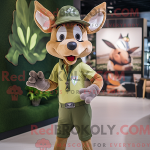 Mascot character of a Olive...
