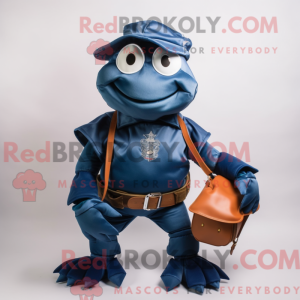 Mascot character of a Navy...