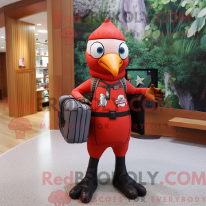 Mascot karakter van een...