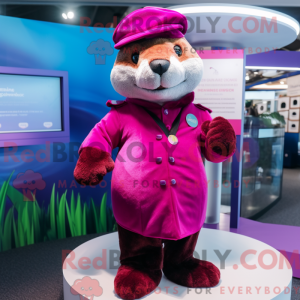 Mascot karakter van een...