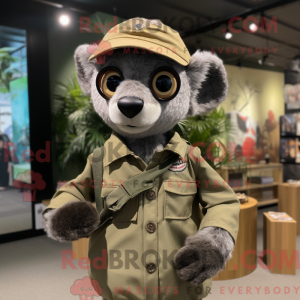 Mascot character of a Olive...