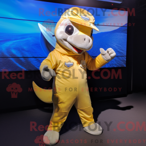Mascot character of a Gold...