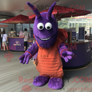 Postava maskota Purple...