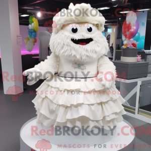Mascot character of a White...