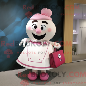 Mascot character of a White...