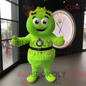 Mascot character of a Lime...