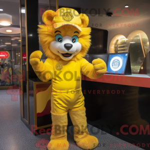 Mascot character of a...