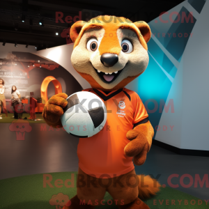 Mascottefiguur van een...