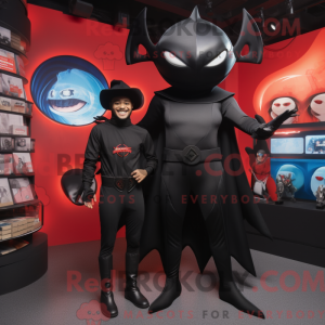 Mascot character of a Black...