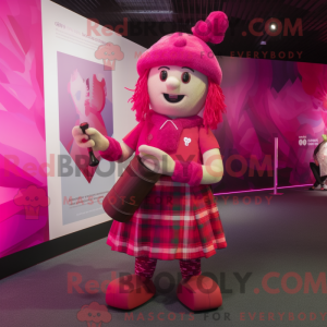 Mascot character of a...