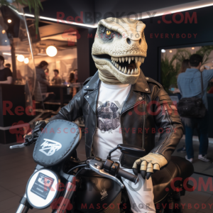 Maskotfigur av en Cream...