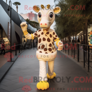 Mascottefiguur van een...