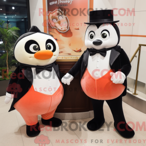 Mascot character of a Peach...
